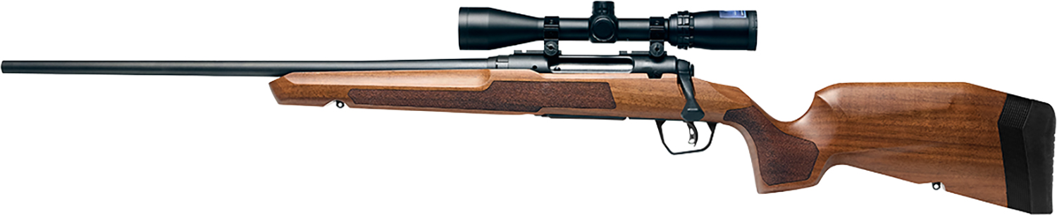 Savage Arms 32271 Axis 2 XP Combo 6.5 Creedmoor 4+1 22″ Matte Black Sporter Barrel & Drilled & Tapped Carbon Steel Receiver, Ergonomic Hardwood Stock, Left Hand, Weaver 3-9x40mm Scope
