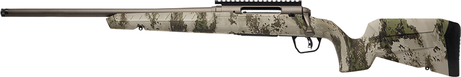 Savage Arms 32313 Axis 2 Pro Compact 350 Legend 4+1 18″ Gun Metal Bronze Cerakote Heavy Threaded Barrel & Picatinny Rail Carbon Steel Receiver, Fixed Woodland Camo Synthetic Stock, Left Hand