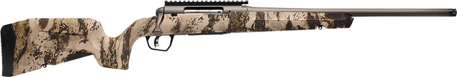 Savage Arms 32325 Axis 2 Pro 30-06 Springfield 4+1 20″ Gun Metal Bronze Cerakote Threaded Barrel & Picatinny Rail Steel Receiver, Fixed Western Camo Synthetic Stock, Right Hand