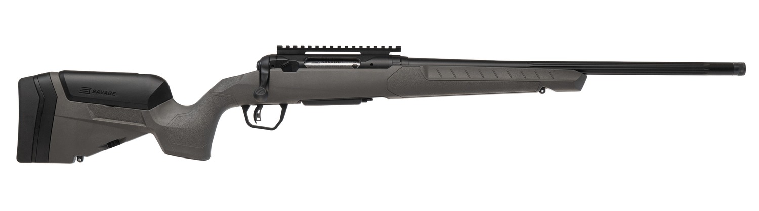 Savage Arms 32414 110 Trailblazer 350 Legend 4+1 18″ Fluted Barrel, Flat Dark Gray Adj LOP Synthetic Stock, Right Hand