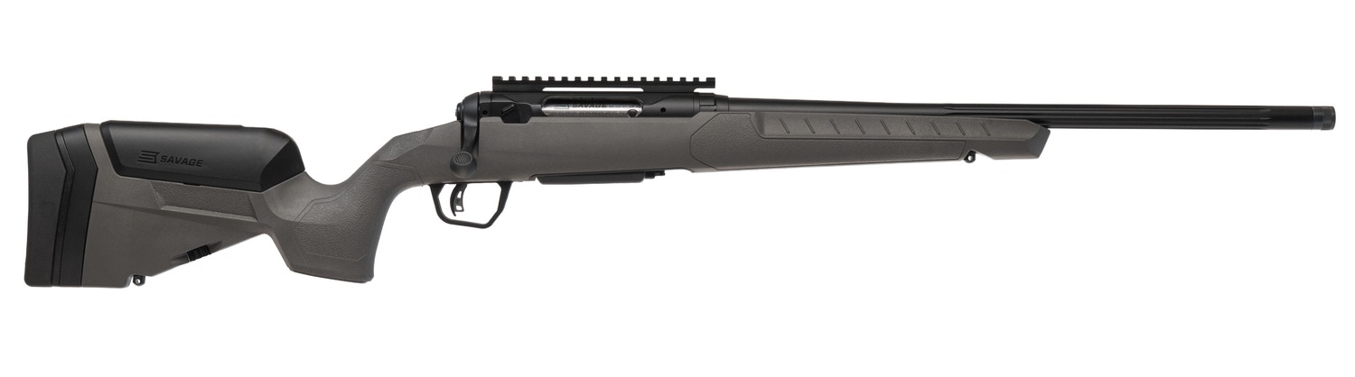 Savage Arms 32416 110 Trailblazer 450 Bushmaster 4+1 20″ Fluted Barrel, Flat Dark Gray Adj LOP Synthetic Stock, Right Hand