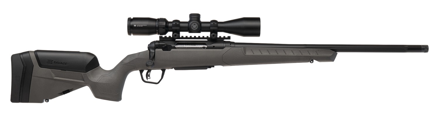 Savage Arms 32456 110 Trailblazer XP 6.5 Creedmoor 4+1 20″ Fluted Barrel, Flat Dark Gray Adj LOP Synthetic Stock, Right Hand