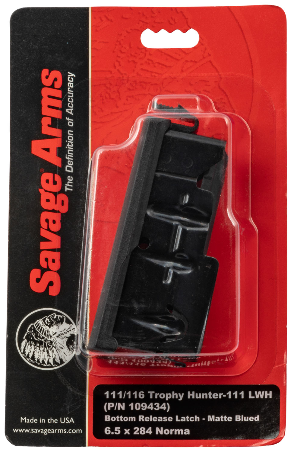 Savage 55234 OEM 6.5×284 Norma Savage Axis, 10, 110, 11, 16 4rd Blued Detachable