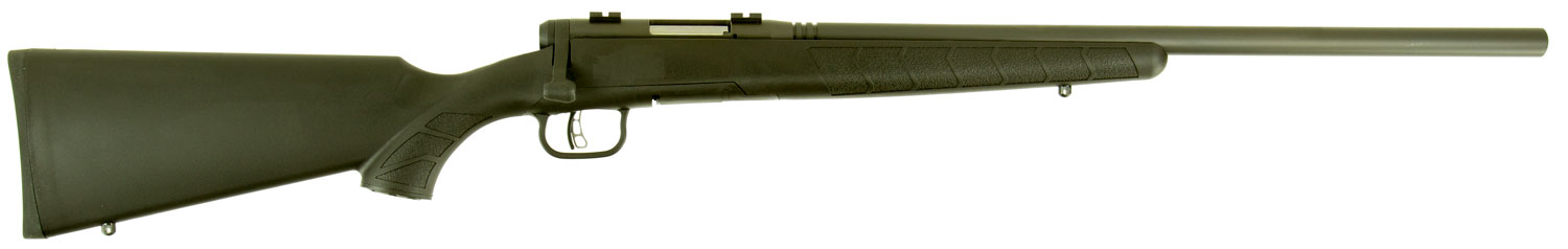 Savage Arms 96975 B.MAG 17 WSM 8+1 22″ Matte Black Heavy Barrel, Matte Black Drilled & Tapped Carbon Steel Receiver, Matte Black Fixed Synthetic Stock, Right Hand