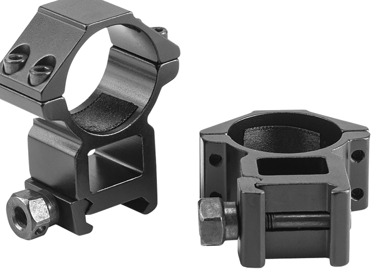 Riton Optics X1H Scope Rings Matte Black 1″ High