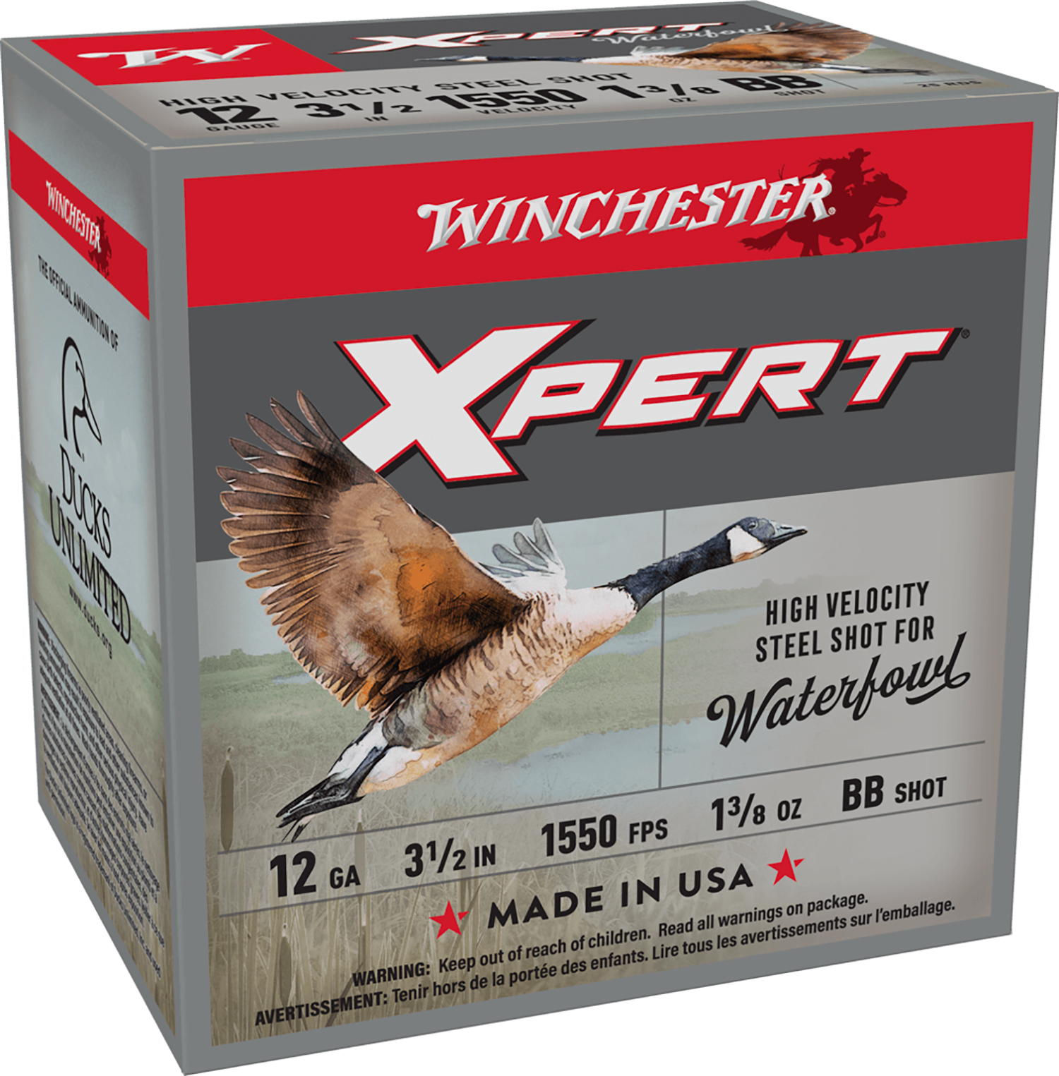 Winchester Ammo WEX12LBB Super X Xpert High Velocity 12Gauge 3.50″ 1 3/8oz BBShot 25 Per Box/10 Case