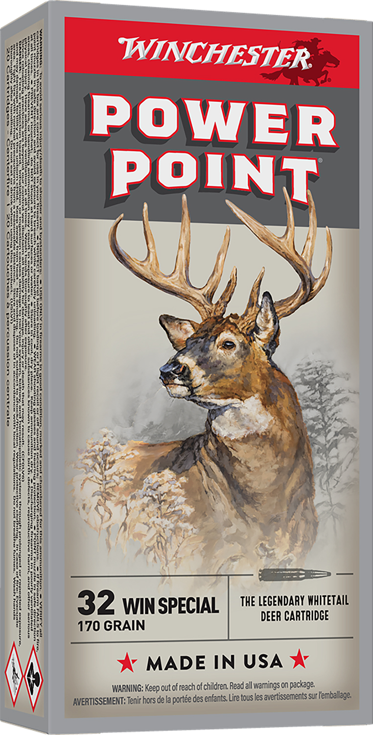 Winchester Ammo X32WS2 Power-Point  32WinSpecial 170gr 20 Per Box/10 Case