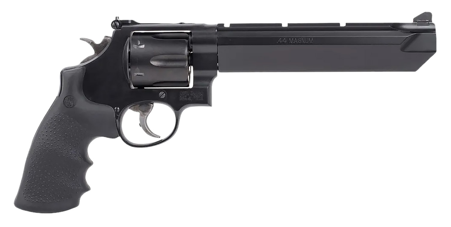 Smith & Wesson 170323 Performance Center 629 Stealth Hunter 44 Rem Mag 6rd 7.50″ Matte Black Stainless Steel Black Polymer Grip