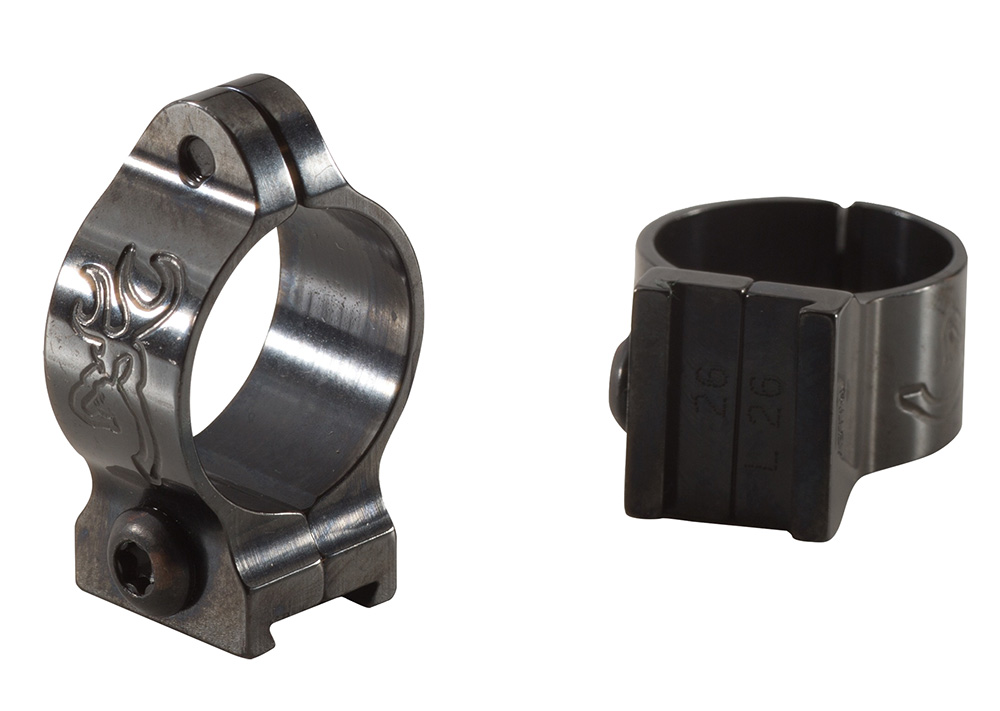 Browning 12345 Scope Rings Matte Black Browning A-Bolt/BAR/BLR/X-Bolt 1″ High
