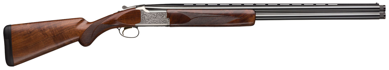 Browning 018142304 Citori White Lightning 12 Gauge with 28″ Polished Blued Barrel, 3″ Chamber, 2rd Capacity, Silver Nitride Metal Finish & Gloss Oil Black Walnut Stock Right Hand (Full Size)