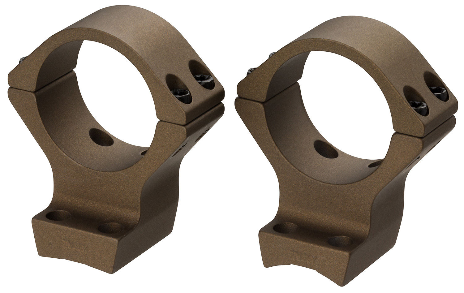 Browning 12532 X-Bolt Scope Mount System X-Lock Burnt Bronze Cerakote Aluminum 1″ Tube, Medium Rings