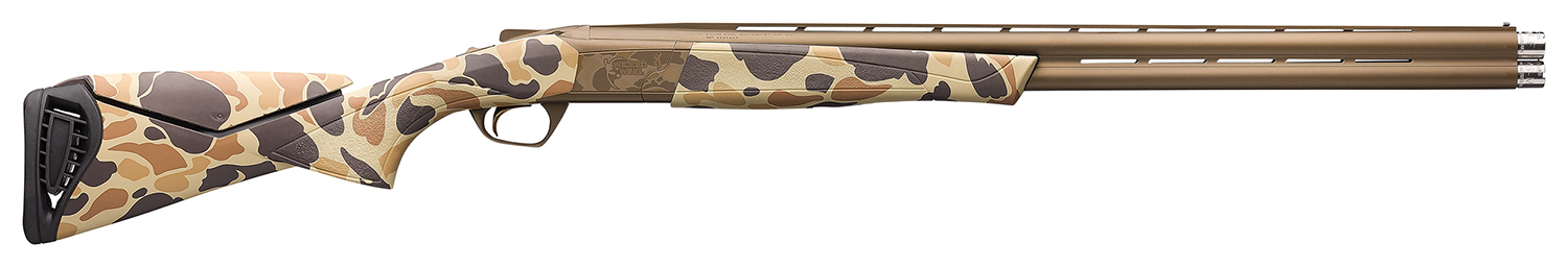 Browning 018725303 Cynergy Wicked Wing 12 Gauge with 30″ Barrel, 3.5″ Chamber, 2rd Capacity, Burnt Bronze Cerakote Metal Finish & Vintage Tan Camo with Adjustable Comb Stock Right Hand (Full Size)