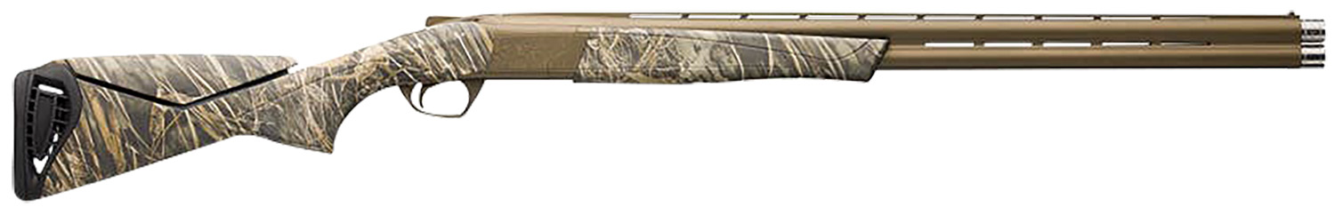 Browning 018729204 Cynergy Wicked Wing 12 Gauge 3.5″ 2rd 28″ Burnt Bronze Cerakote Barrel/Camo Design Receiver, Realtree Max-7 Synthetic Stock With Adjustable Comb & Textured Gripping Surface