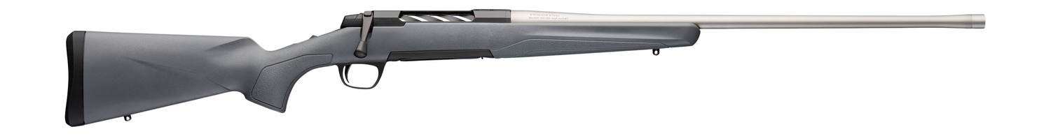 Browning 036114298 X-Bolt 2 Special SPR Full Size 7mm PRC 3+1 24″ Matte Stainless Threaded Barrel, Matte Stainless Steel Drilled & Tapped Receiver, Gray Adj Comb & LOP Synthetic Stock, Right Hand