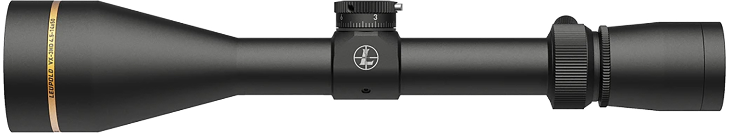 Leupold 180622 VX-3HD  Matte Black 4.5-14x50mm CDS-ZL 1″ Tube Duplex Reticle