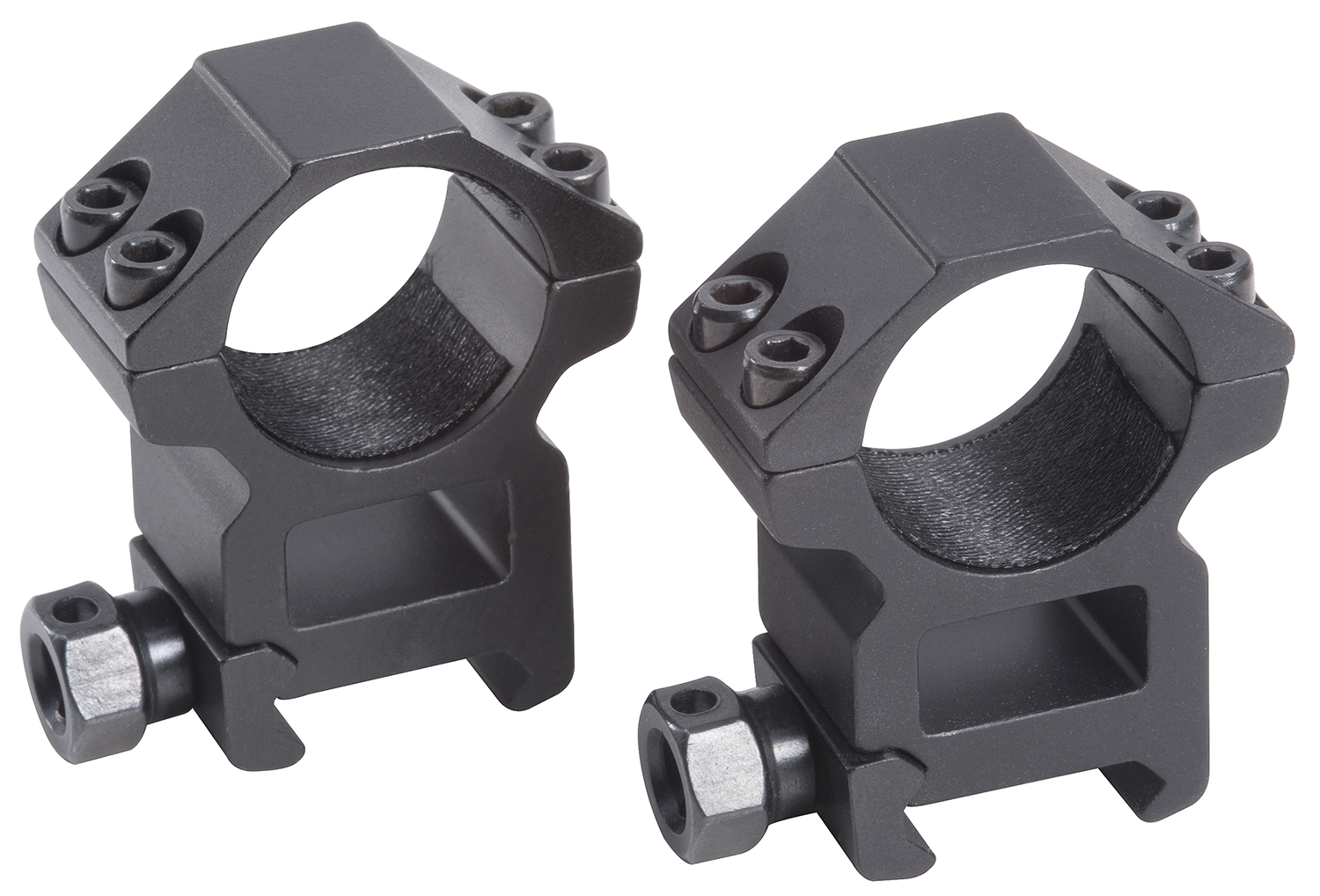 Traditions A764H Tactical Rings 30mm High Weaver Mount Matte Black