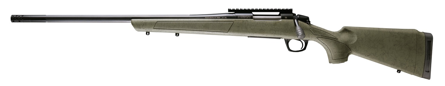 CVA CR3989GLH Cascade XT 6.5 PRC 2+1 24″ Graphite Black Cerakote Fluted Threaded Barrel & Receiver w/Picatinny Rail, OD Green w/Black Webbing Adjustable Synthetic Stock, Left Hand
