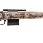 CVA CR4055 Cascade Varmint Hunter 243 Win 10+1 20″ Flat Dark Earth Cerakote Threaded Barrel & Receiver w/Picatinny Rail, Krytek Highlander Adj Comb & LOP Synthetic Stock