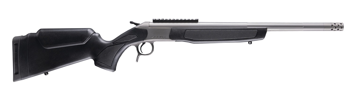 CVA CR4435S Cascade Takedown 243 Win 1rd 20″ Matte Stainless Steel Threaded Barrel & Receiver w/Picatinny Rail, Black Synthetic Stock