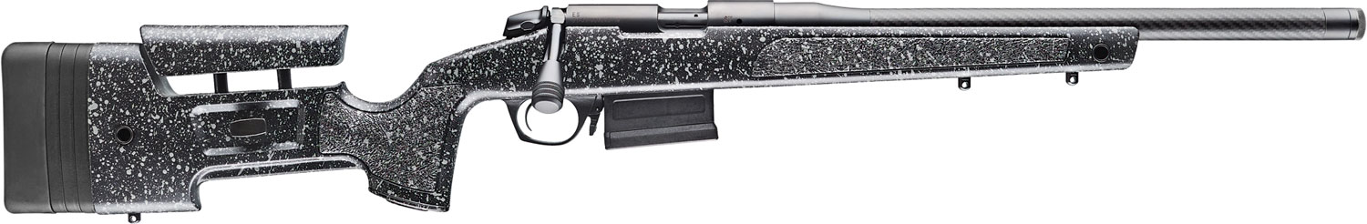 Bergara Rifles B14R002 B-14 Trainer Full Size 22 LR 10+1 18″ Carbon Fiber Steel Barrel, Matte Blued Steel Receiver Drilled & Tapped, HMR w/Adj Cheek Piece Black/Gray Speckled Synthetic Stock, Right Ha