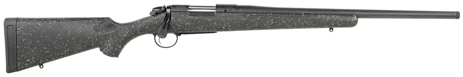 Bergara Rifles B14S501C B-14 Ridge 308 Win 4+1 20″ Graphite Black Cerakote Barrel, Graphite Black Cerakote Steel Receiver, Gray Speckled Black Fixed American Style Stock, Right Hand