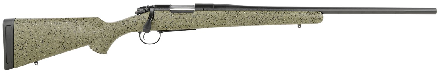 Bergara Rifles B14S103C B-14 Hunter 243 Win 4+1 22″, Graphite Black Cerakote Barrel, SoftTouch Speckled Green Stock