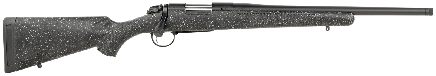 Bergara Rifles B14S513C B-14 Ridge SP 223 Rem 4+1 18″ Graphite Black Cerakote Barrel, Graphite Black Cerakote Steel Receiver, Gray Speckled Black Fixed American Style Stock