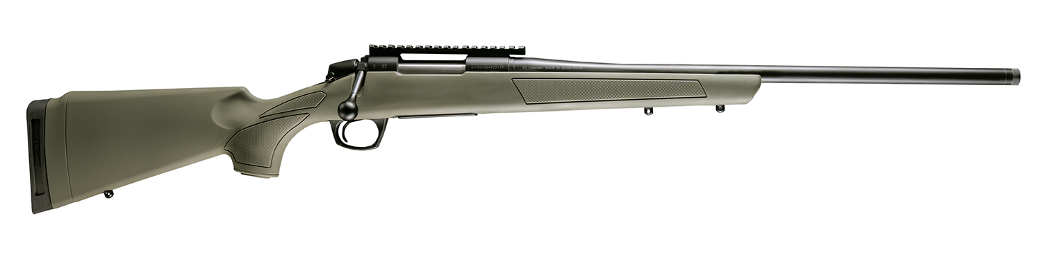 CVA CR3913G Cascade  204 Ruger 4+1 20″ Graphite Black Cerakote Threaded Barrel, Graphite Black Cerakote Picatinny Rail Steel Receiver, OD Green Synthetic Stock