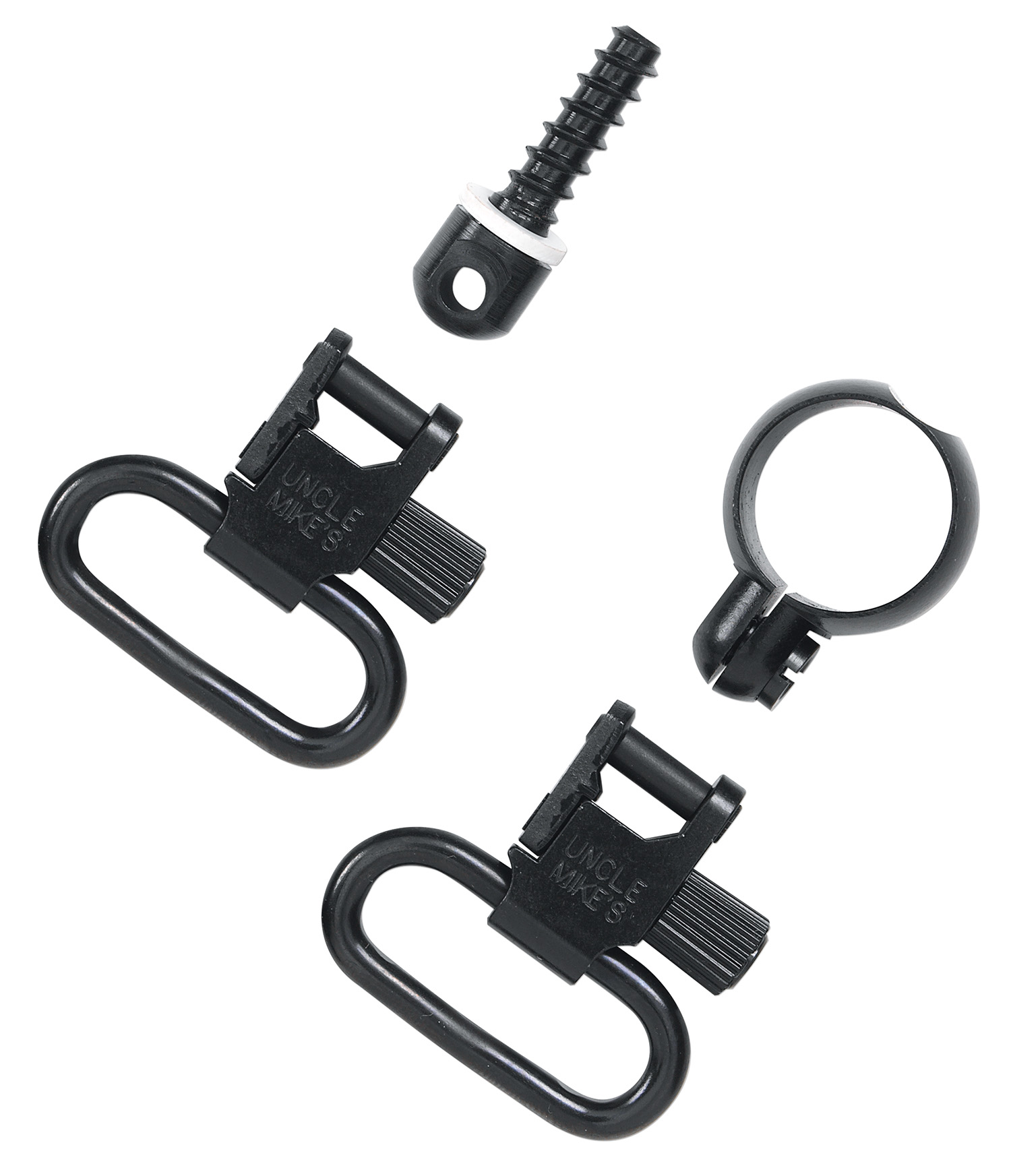 Uncle Mike’s 13412 Super Swivel Quick Detach 115 RF Blued 1″ Loop for Most 22 Cal Tube Diameter & .430-.455″ Rifles (Except Win 94/22M US)
