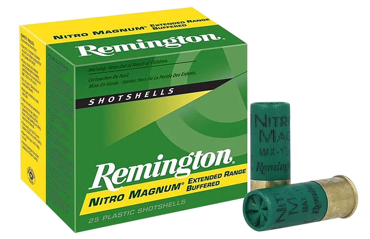 Remington Ammunition 26684 Nitro Magnum 12Gauge 3″ 1 7/8oz 4Shot 25 Per Box/10 Case