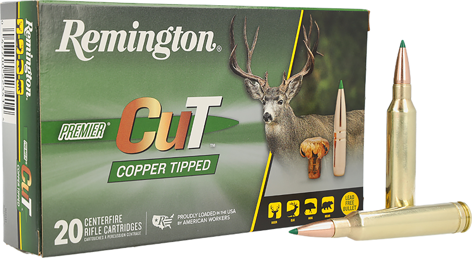 Remington Ammunition R22341 Premier Cut 6.5PRC 130gr 20 Per Box/10 Case