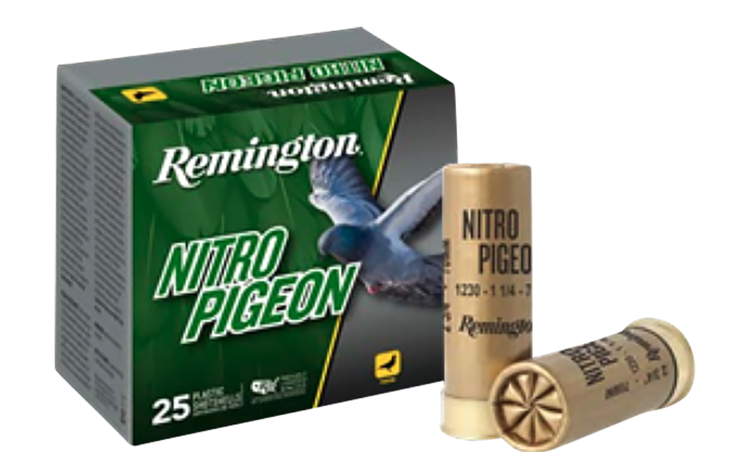 Remington Ammunition R28681 Nitro Pigeon 12Gauge 2.75″ 7.5Shot 25 Per Box/10 Case