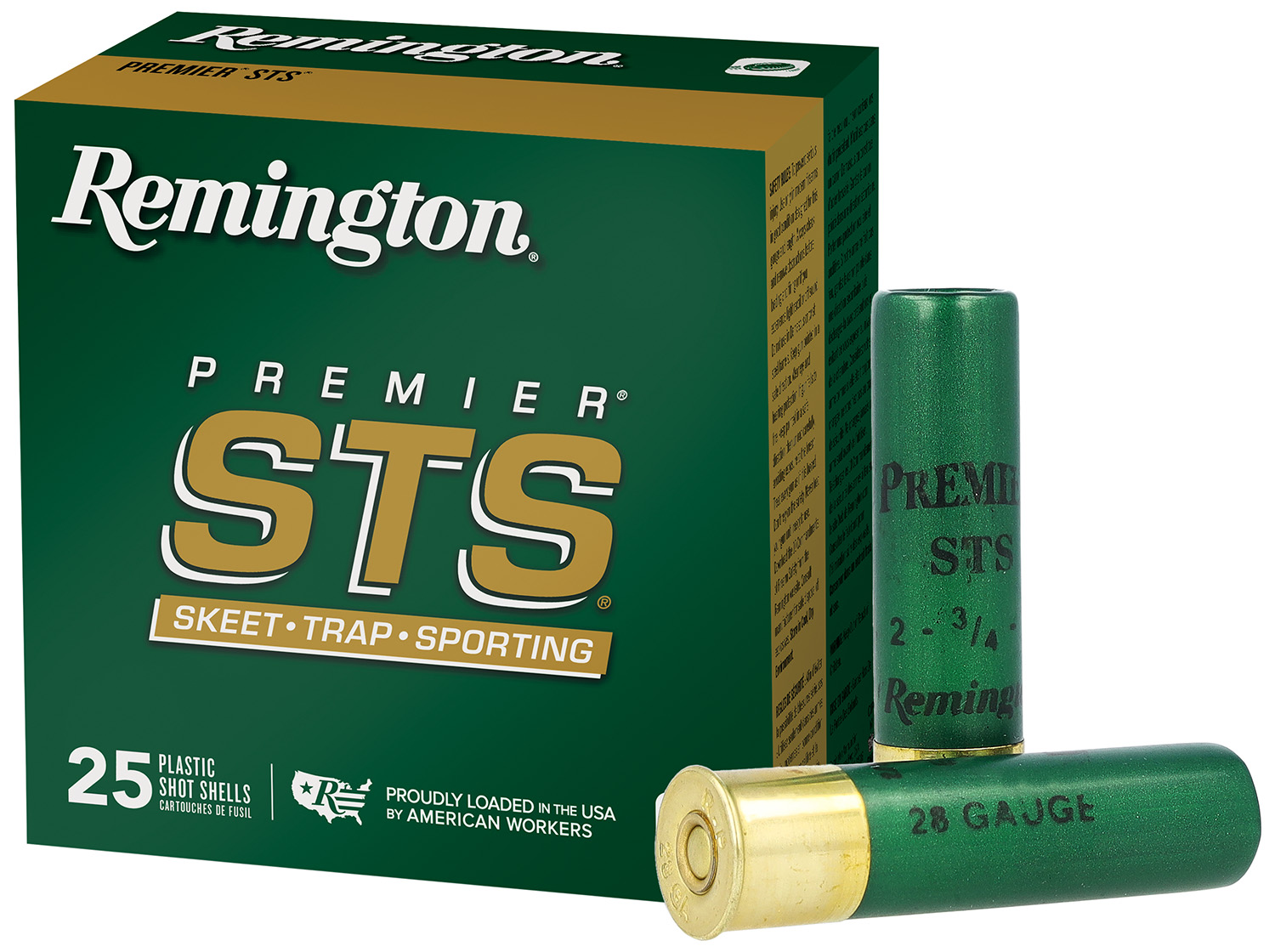 Remington Ammunition 28057 Premier STS 28 Gauge 2.75″ 3/4 oz 8 Shot 25 Per Box/ 10 Cs