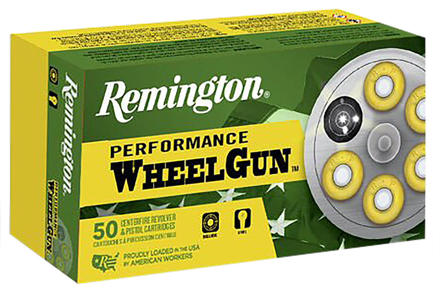 Remington Ammunition 22273 Performance WheelGun 38ShortColt 125gr Lead Round Nose 50 Per Box/10 Case