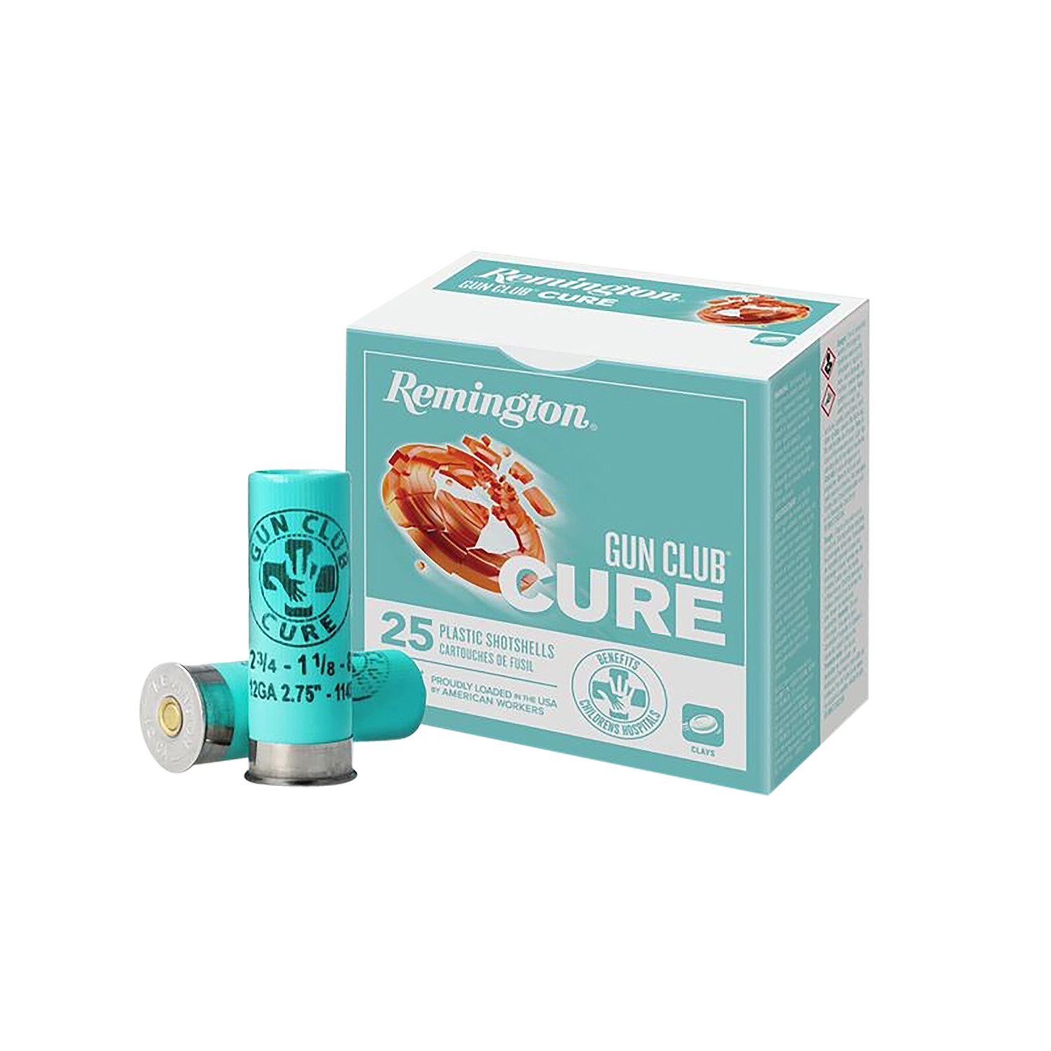 Remington Ammunition R20029 Gun Club Cure 12Gauge 2.75″ 1 1/8oz 8Shot 25 Per Box/10 Case