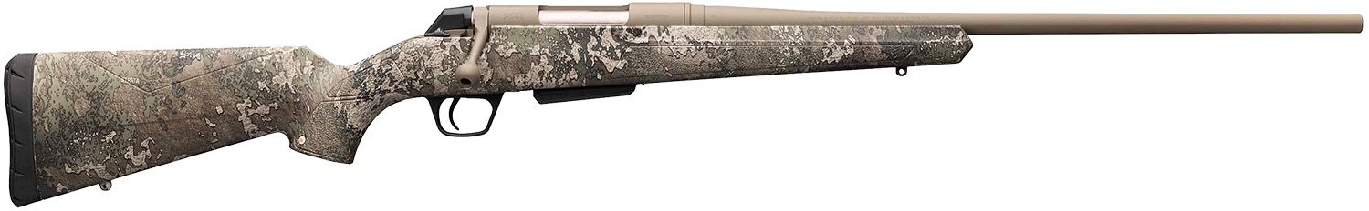 Winchester Repeating Arms 535741212 XPR Hunter Full Size 243 Win 3+1 22″ Flat Dark Earth Perma-Cote Sporter Barrel, Drilled & Tapped Steel Receiver, TrueTimber Strata Fixed Synthetic Stock