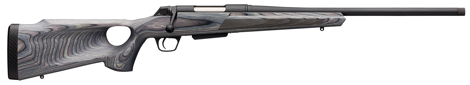 Winchester Guns 535727296 XPR Thumbhole Varmint SR 350 Legend 4+1 Cap 24″ TB Blued Perma-Cote Rec Matte Black Laminate Fixed Thumbhole Stock Right Hand with MOA Trigger System (Full Size) No Sights