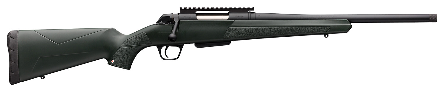 Winchester Repeating Arms 535757208 XPR Stealth 223 Rem Caliber with 5+1 Capacity, 16.50″ Threaded Barrel, Black Perma-Cote Metal Finish & Green Synthetic Stock Right Hand (Full Size)