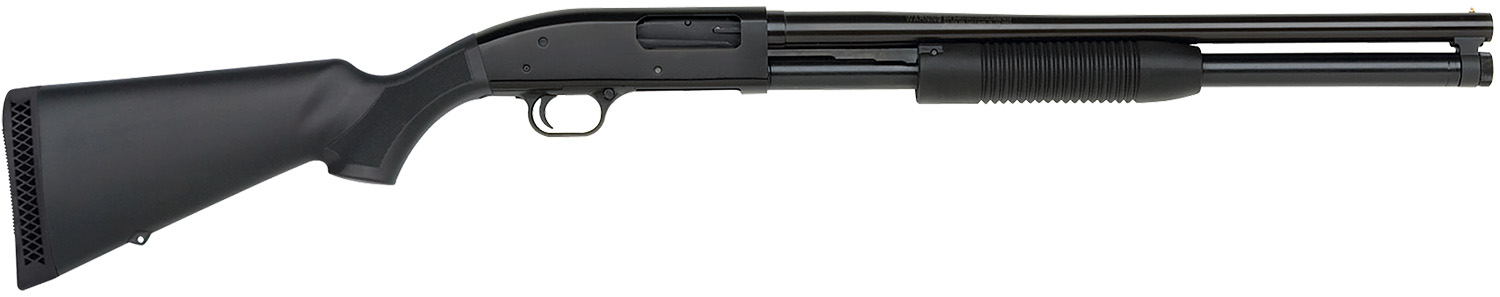 Maverick Arms 31046 88 Security 12 Gauge 3″ 7+1 20″ Blued Barrel, Black Fixed Synthetic Stock