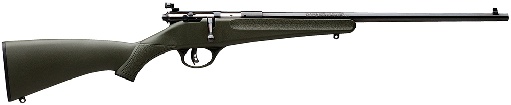 Savage Arms 13790 Rascal Youth 22 LR 1rd 16.13″ Matte Black Sporter Barrel, Matte Black Carbon Steel Receiver, Green Fixed Synthetic Stock, Right Hand