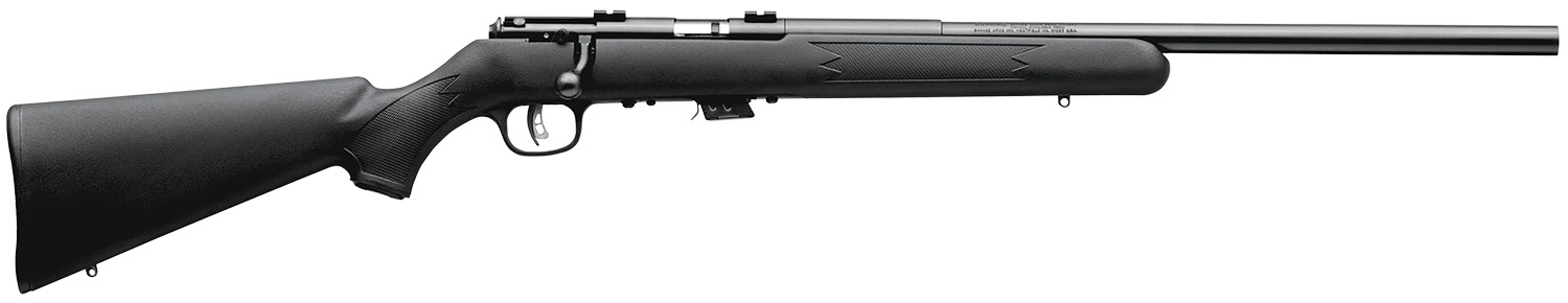 Savage Arms 28700 Mark II FV Full Size 22 LR 5+1 21″ Matte Black Heavy Button Rifled Barrel, Matte Black Drilled & Tapped Carbon Steel Receiver, Matte Black Fixed Synthetic Stock, Right Hand
