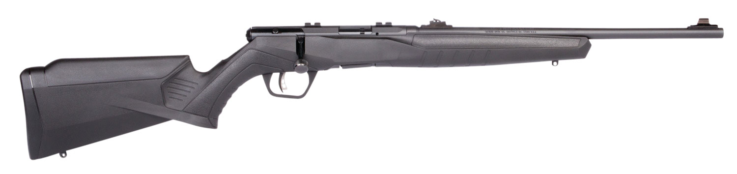 Savage Arms 70214 B Series F Compact 22 LR 10+1 18″ Matte Black Button Rifled Barrel, Matte Black Drilled & Tapped Carbon Steel Receiver, Matte Black Fixed Synthetic Stock, Right Hand