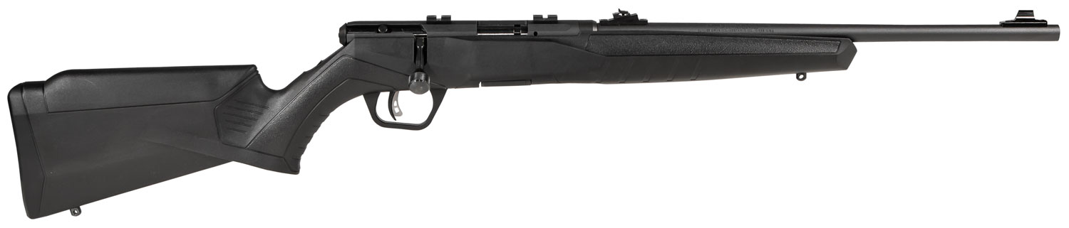 Savage Arms 70514 B Series F Compact 22 WMR 10+1 18″ Matte Blued Button Rifled Barrel, Matte Blued Drilled & Tapped Carbon Steel Receiver, Matte Black Fixed Synthetic Stock, Right Hand