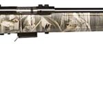 Savage Arms 96711 93R17 Camo Full Size 17 HMR 5+1 21″ Matte Black Button Rifled Barrel, Matte Black Drilled & Tapped Carbon Steel Receiver, Next G-1 Fixed Synthetic Stock, Right Hand