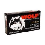 Wolf WPA Military Polyformance Rifle Ammunition .223 Rem 55 gr FMJ 3241 fps – 500/box