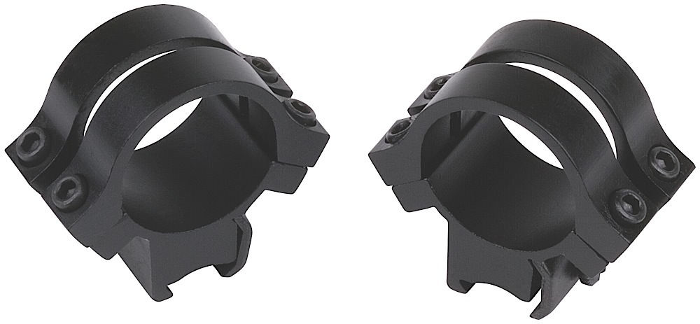 Weaver Mounts 49053 Quad Lock Detachable Tip-Off Rings  Black 1″