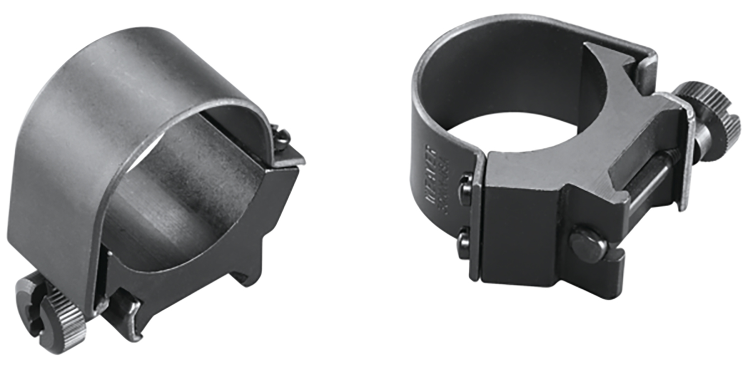 Weaver Mounts 49121 Detachable Top Mount Rings  Matte Black Aluminum, 30mm, Low Quick Detach Weaver