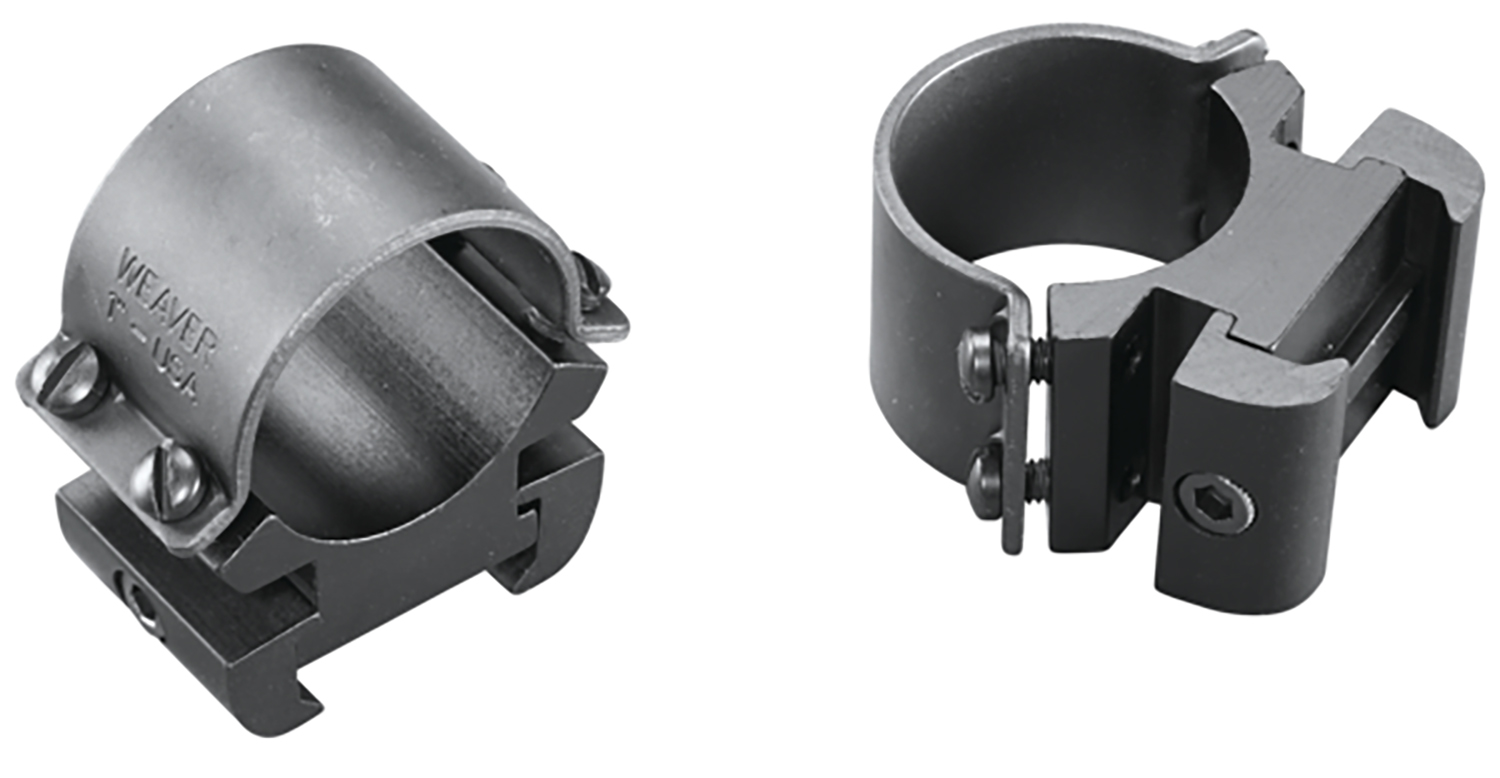 Weaver Mounts 49144 Sure Grip Windage Adjustable Rings Matte Black 1″ High
