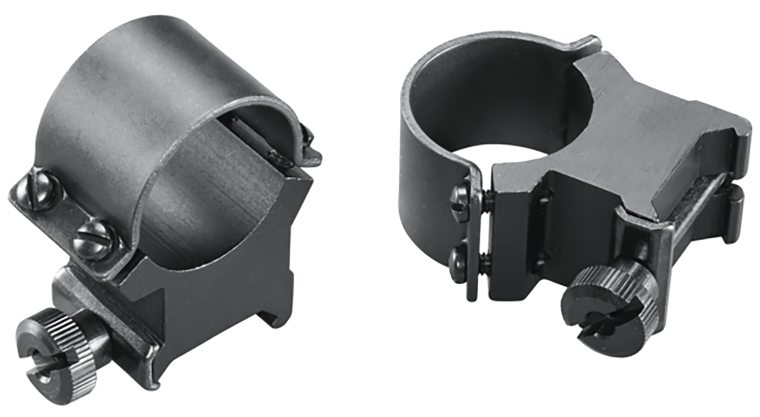 Weaver Mounts 49165 Sure Grip Detachable Rings Matte Black 1″ Extra High