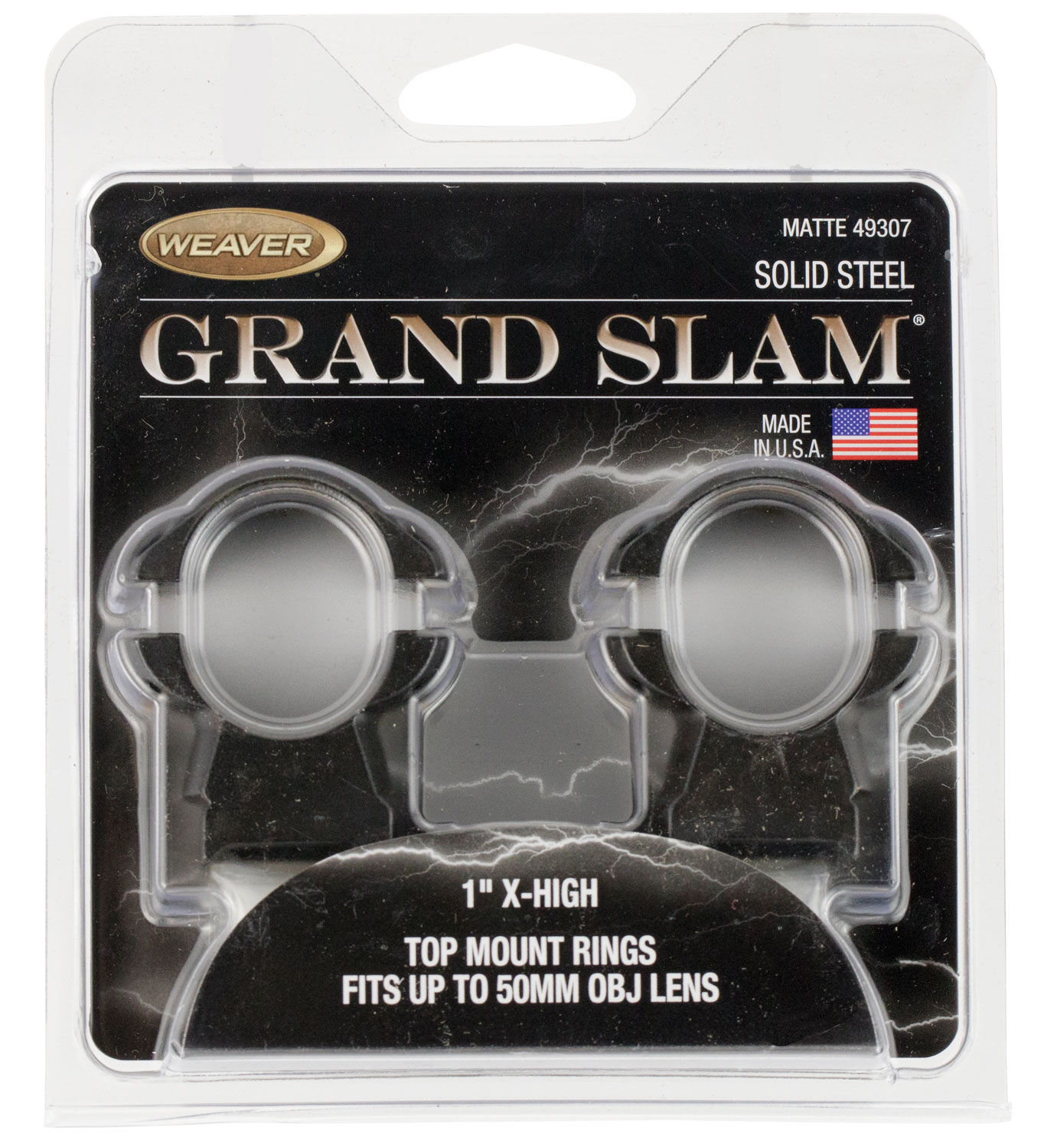 Weaver Mounts 49307 Grand Slam Matte Black 1″ Extra High